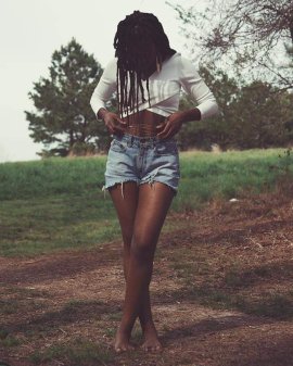 Clothing Model Atlanta | Twan K - Petite Black 