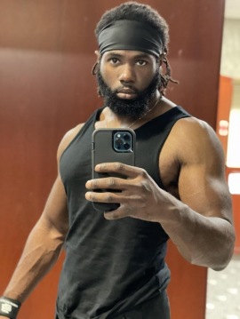 Fitness Model Miami | Allen D - Muscular Black 
