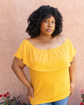 Plus Size Model Albuquerque | Janelle B - Plus Black 