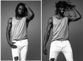 Male Model Washington Athletic Black