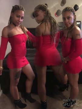 Female Model Atlanta Average Red