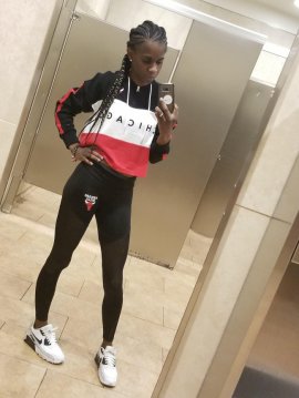 Black Petite Model