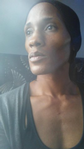 Black Androgynous Model