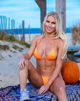 Promotional Model Virginia Beach Athletic Blonde