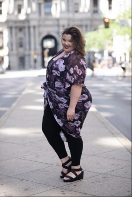 Brunette Plus Size Model