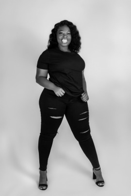 Ebony Model Houston Curvy Black