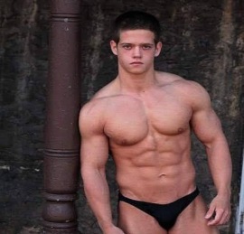 Muscular Brunette