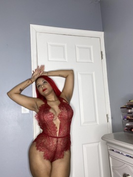 Red Bikini Model
