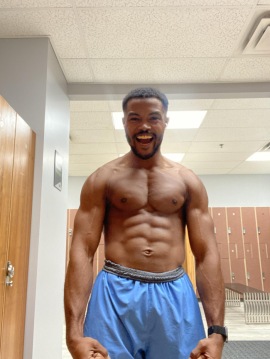 Black Fitness Model