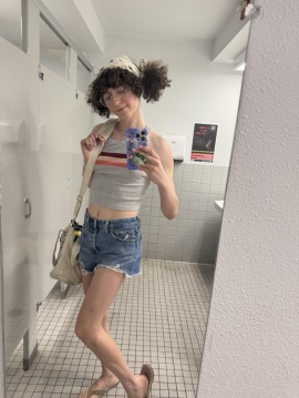 Slim Brunette